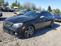 Salvage cars for sale at Portland, OR auction: 2008 Mercedes-Benz C 63 AMG