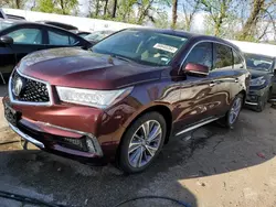 Salvage cars for sale at Bridgeton, MO auction: 2017 Acura MDX Technology