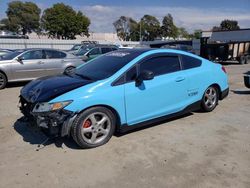 Salvage cars for sale at Hayward, CA auction: 2013 Honda Civic SI