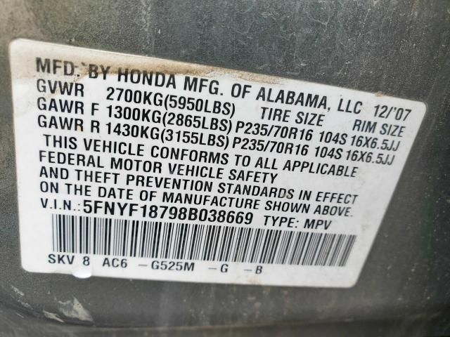 2008 Honda Pilot EXL