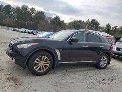 Salvage cars for sale at Mendon, MA auction: 2015 Infiniti QX70