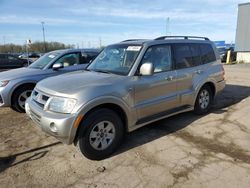 Salvage cars for sale at Woodhaven, MI auction: 2003 Mitsubishi Montero Limited