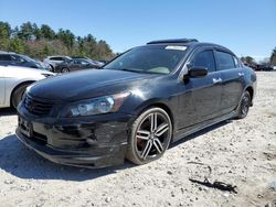 Salvage cars for sale from Copart Mendon, MA: 2009 Honda Accord EXL