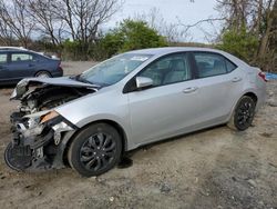 Salvage cars for sale from Copart Baltimore, MD: 2015 Toyota Corolla L