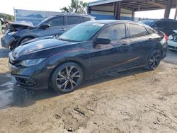 Salvage cars for sale at Riverview, FL auction: 2019 Honda Civic Sport