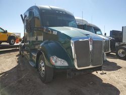 Salvage trucks for sale at Amarillo, TX auction: 2018 Kenworth Construction T680