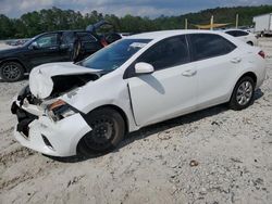 Salvage cars for sale at Ellenwood, GA auction: 2015 Toyota Corolla L