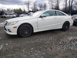 Salvage cars for sale at Waldorf, MD auction: 2012 Mercedes-Benz E 550