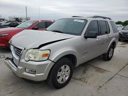 Salvage cars for sale at Grand Prairie, TX auction: 2008 Ford Explorer XLT