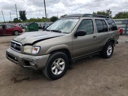 Salvage cars for sale from Copart Miami, FL: 2003 Nissan Pathfinder LE