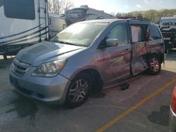 Salvage cars for sale at Rogersville, MO auction: 2006 Honda Odyssey EXL
