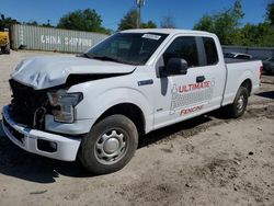 Salvage cars for sale from Copart Midway, FL: 2016 Ford F150 Super Cab