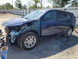 Salvage cars for sale at Riverview, FL auction: 2022 Chevrolet Equinox LT