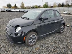 Salvage cars for sale at Portland, OR auction: 2017 Fiat 500 Electric