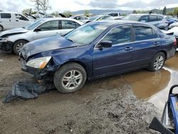 Salvage cars for sale from Copart San Martin, CA: 2007 Honda Accord SE