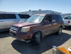 Salvage cars for sale from Copart Vallejo, CA: 2007 Honda Pilot EXL