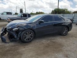 Salvage cars for sale at Miami, FL auction: 2017 Toyota Camry LE