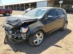 Salvage cars for sale from Copart Phoenix, AZ: 2015 Chevrolet Sonic LTZ