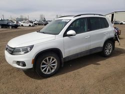 Salvage cars for sale from Copart Rocky View County, AB: 2017 Volkswagen Tiguan Wolfsburg
