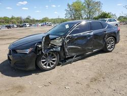 Acura TLX salvage cars for sale: 2021 Acura TLX