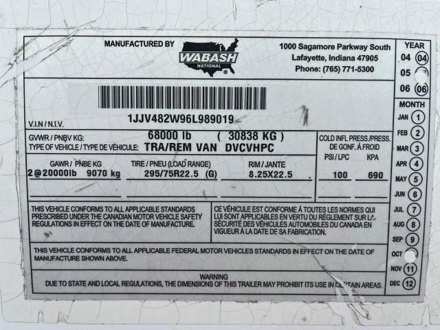 2005 Wabash TRA Rplate