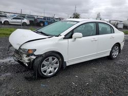 Salvage cars for sale from Copart Eugene, OR: 2010 Honda Civic LX