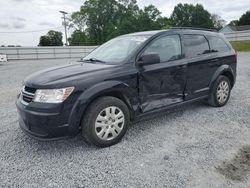 Salvage cars for sale from Copart Gastonia, NC: 2016 Dodge Journey SE