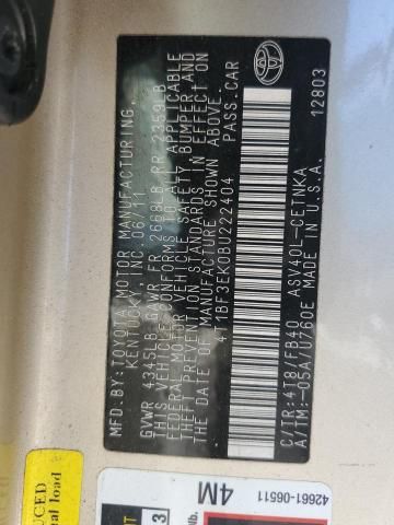 2011 Toyota Camry Base