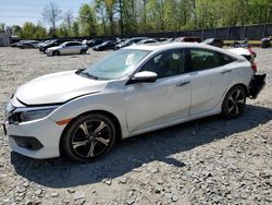 Salvage cars for sale at Waldorf, MD auction: 2016 Honda Civic Touring