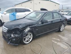 Salvage cars for sale at Haslet, TX auction: 2012 Mercedes-Benz C 250