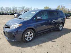 Salvage cars for sale from Copart Baltimore, MD: 2019 Toyota Sienna LE