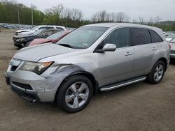 Salvage cars for sale at Marlboro, NY auction: 2010 Acura MDX Technology