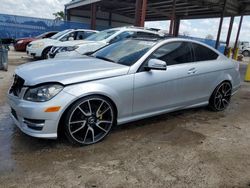 Salvage cars for sale from Copart Riverview, FL: 2015 Mercedes-Benz C 250