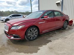 Lincoln salvage cars for sale: 2017 Lincoln Continental Reserve