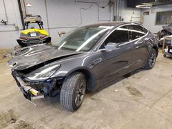 Salvage cars for sale at Wheeling, IL auction: 2017 Tesla Model 3