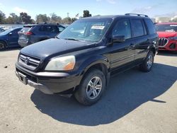 Salvage cars for sale from Copart Martinez, CA: 2003 Honda Pilot EXL