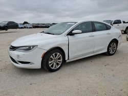 Salvage cars for sale from Copart San Antonio, TX: 2015 Chrysler 200 Limited