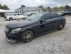 Salvage cars for sale at Prairie Grove, AR auction: 2014 Mercedes-Benz E 550 4matic