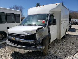 Salvage trucks for sale at West Warren, MA auction: 2016 Chevrolet Express G3500