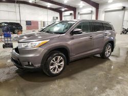 Salvage cars for sale at Avon, MN auction: 2014 Toyota Highlander LE