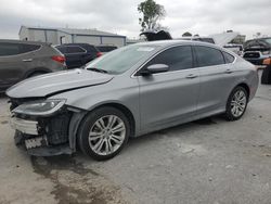 Salvage cars for sale at Tulsa, OK auction: 2015 Chrysler 200 Limited