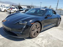 Salvage cars for sale at Sun Valley, CA auction: 2021 Porsche Taycan