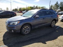 Salvage cars for sale at Denver, CO auction: 2017 Subaru Outback 2.5I Limited