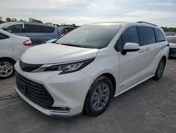 Toyota Sienna XLE salvage cars for sale: 2021 Toyota Sienna XLE