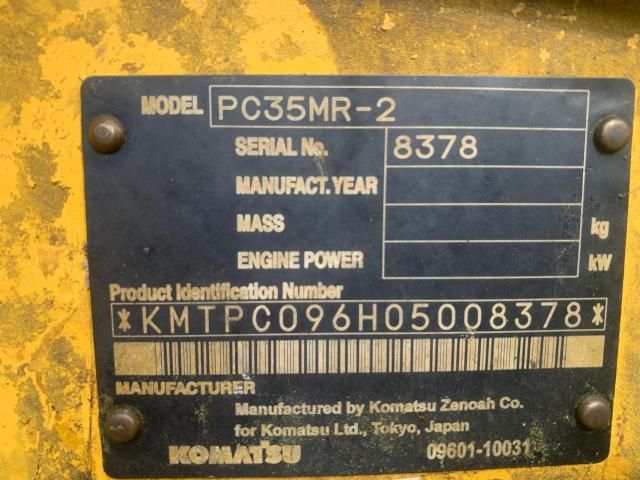 2007 Komatsu PC35MR-2