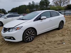 Salvage cars for sale at Seaford, DE auction: 2015 Honda Civic EXL