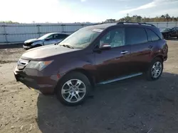 Salvage cars for sale at Fredericksburg, VA auction: 2008 Acura MDX Technology