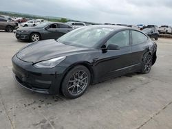 Salvage cars for sale from Copart Grand Prairie, TX: 2021 Tesla Model 3