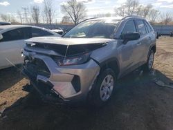 Salvage cars for sale at Elgin, IL auction: 2019 Toyota Rav4 LE