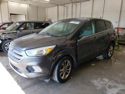 Salvage cars for sale at Madisonville, TN auction: 2017 Ford Escape SE